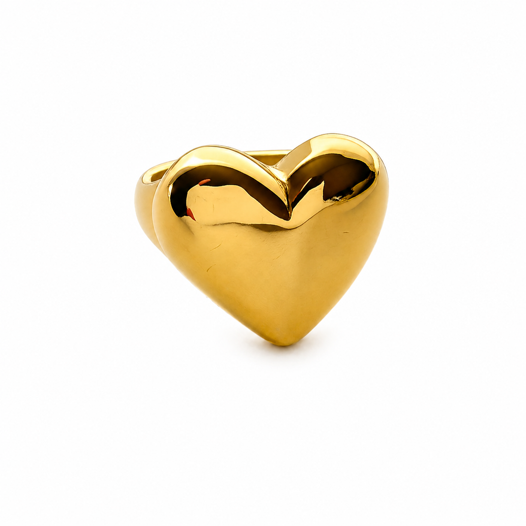 Viva Gold Heart Ring