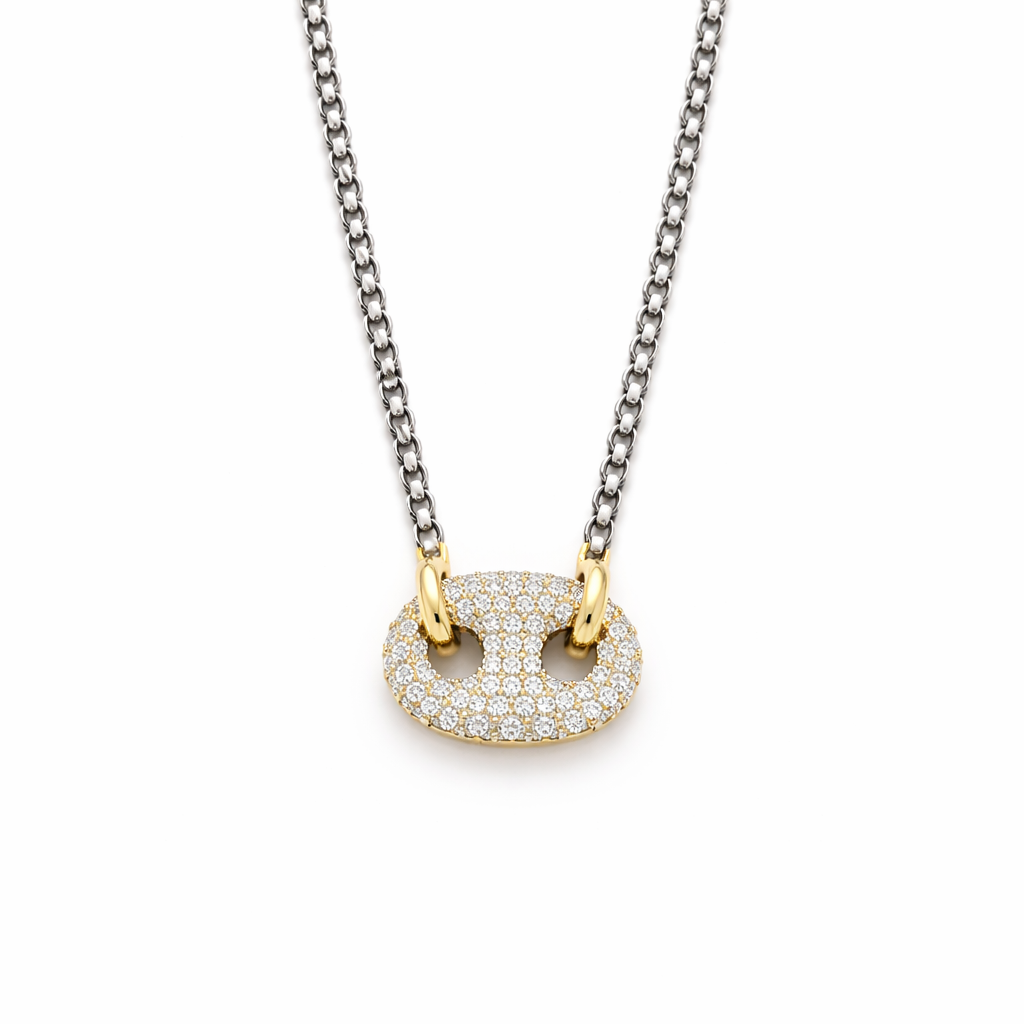 Nariz pavé de dos tonos Alex