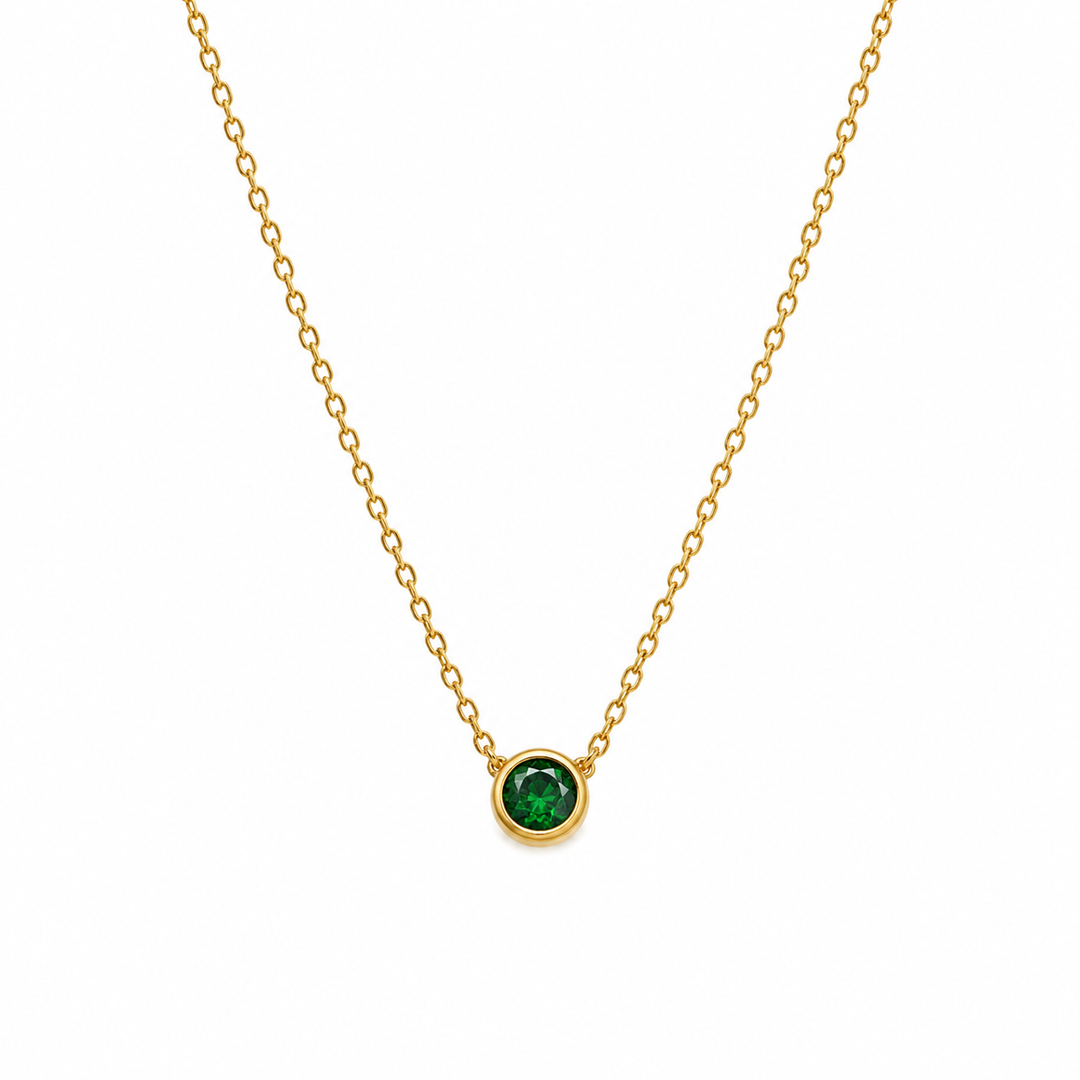 Caro Emerald Gold Necklace