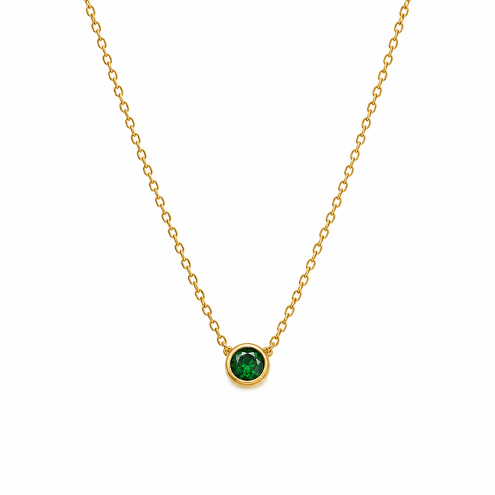 Caro Emerald Gold Necklace