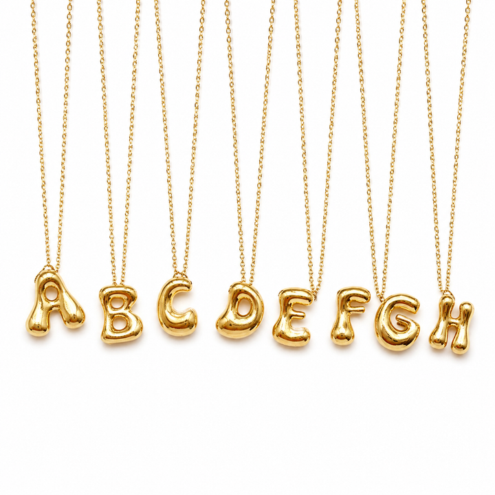 ABC Gold Letter Necklaces