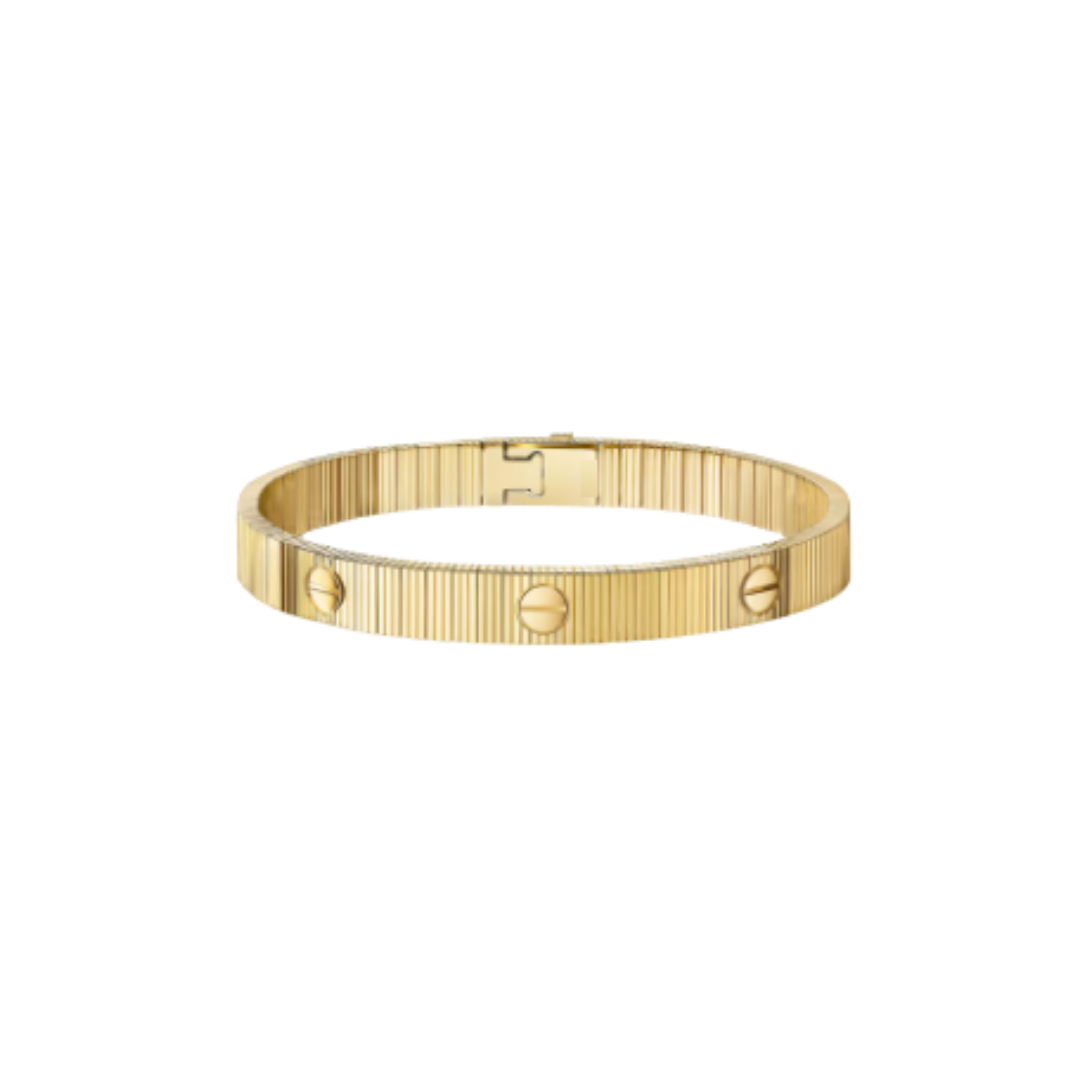 Natalia Gold Textured Bangle
