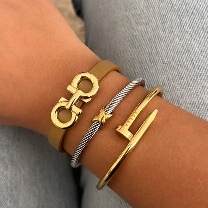 Penny Two Tone Bangle