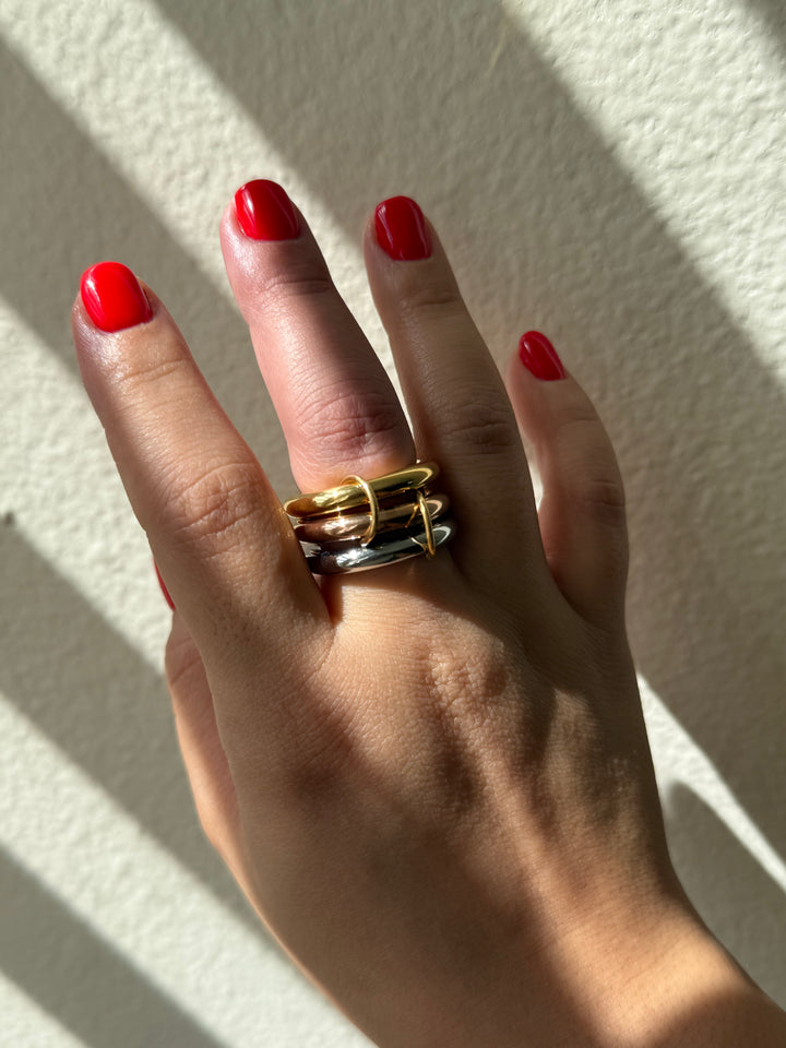 Nelli Three Color Ring