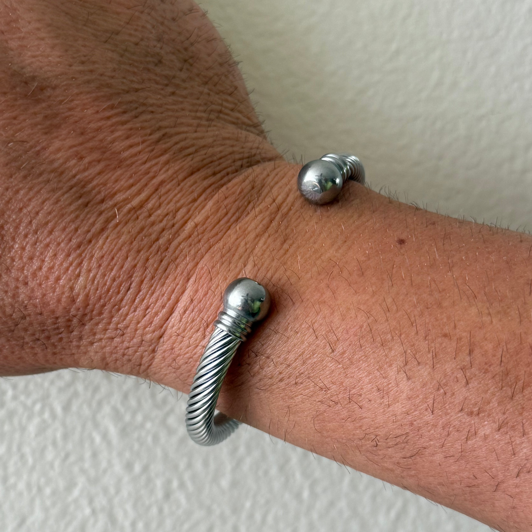 Edward Silver Bangle