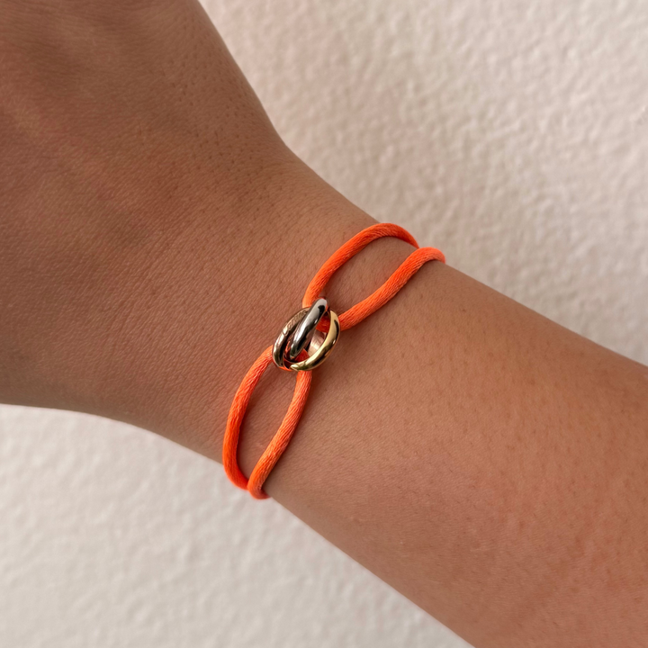 Trinity Bracelets Neon Orange