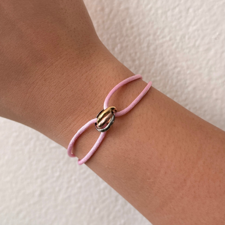 Trinity Bracelets Soft Pink