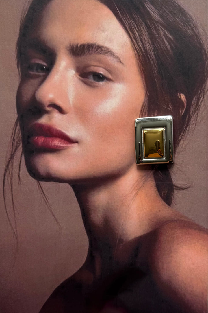 Cindy Two Tone Earrings