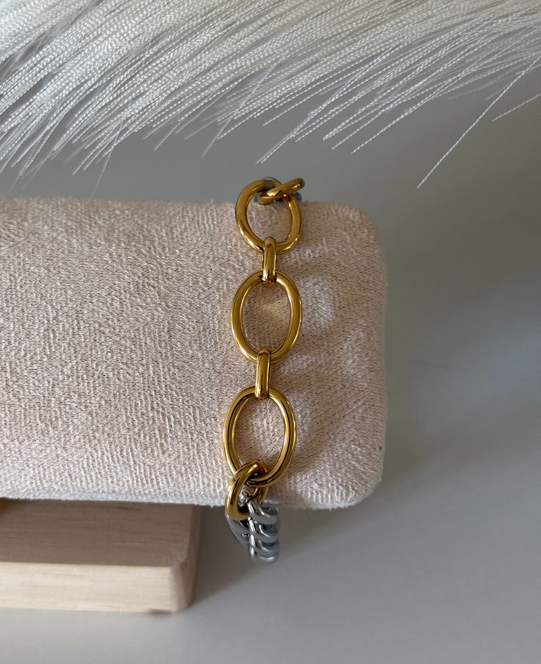 Alicia Two Tone Bracelet