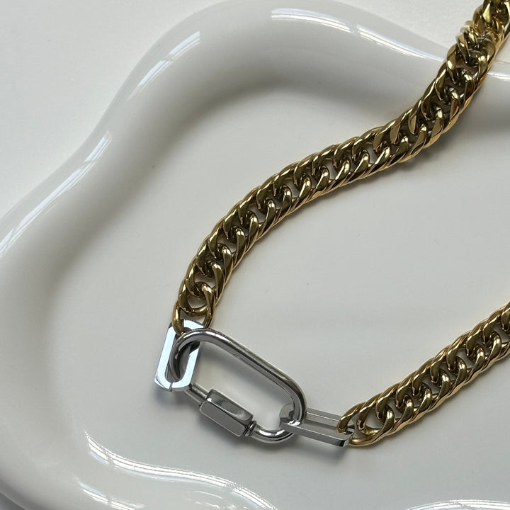 Allyne Two Tone Statement Necklaces