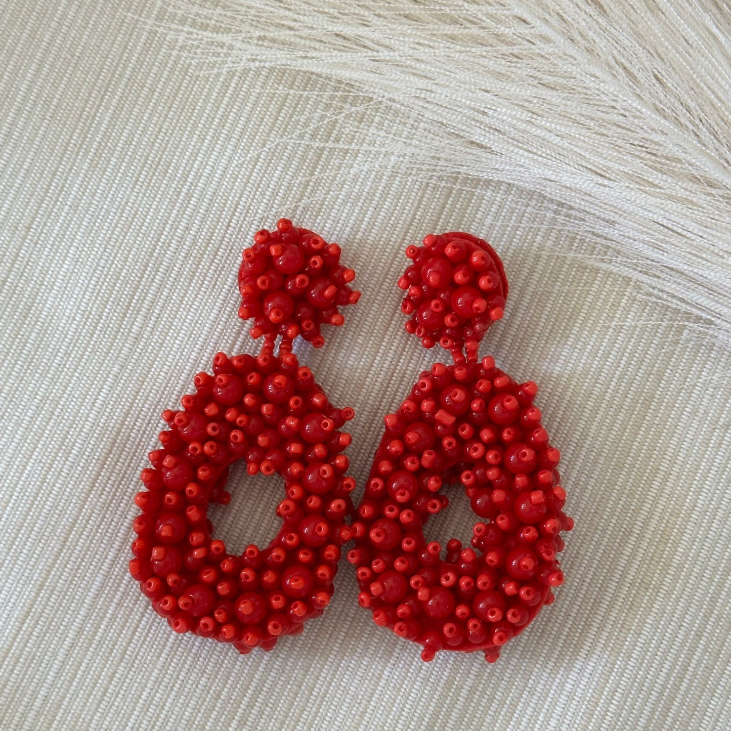 Gorgeous Red Earrings