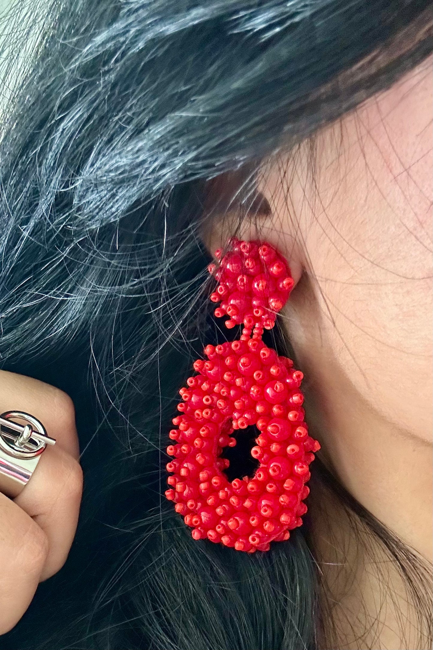 Gorgeous Red Earrings