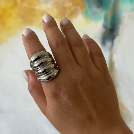 Julianna Chunky Ring Silver