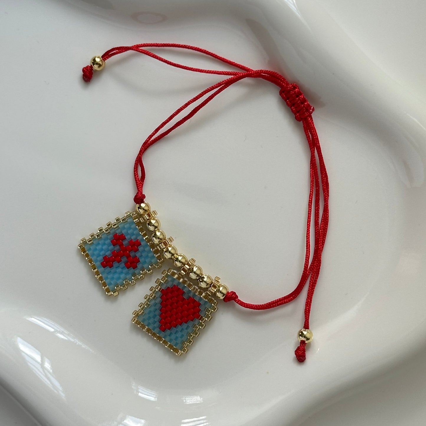 Laos Red Bracelet