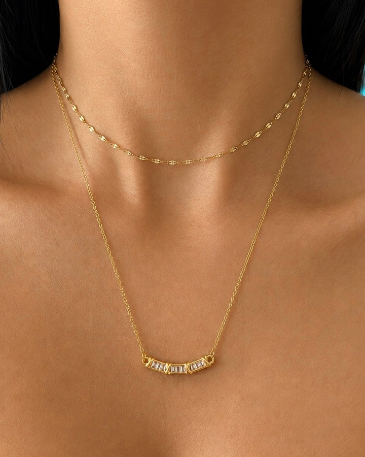 Elena Gold Subtle Necklace