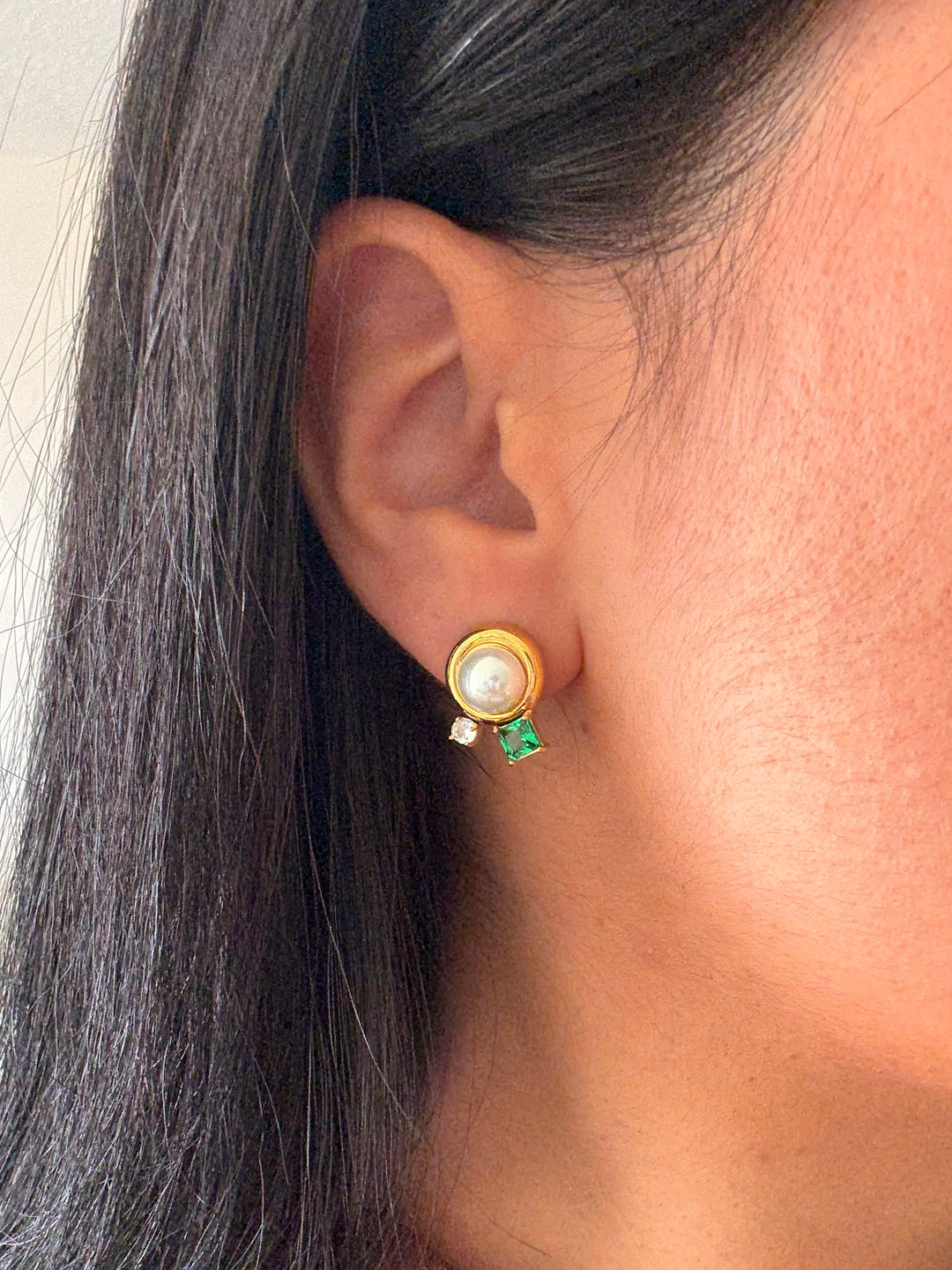 Rocio Emerald Earrings