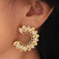 Peony Gold Earrings