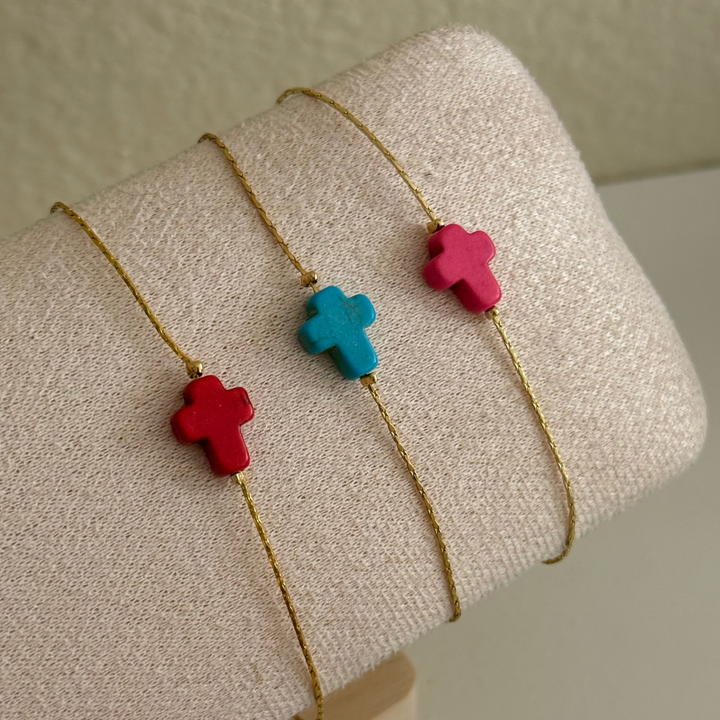 Red Cross Bracelet