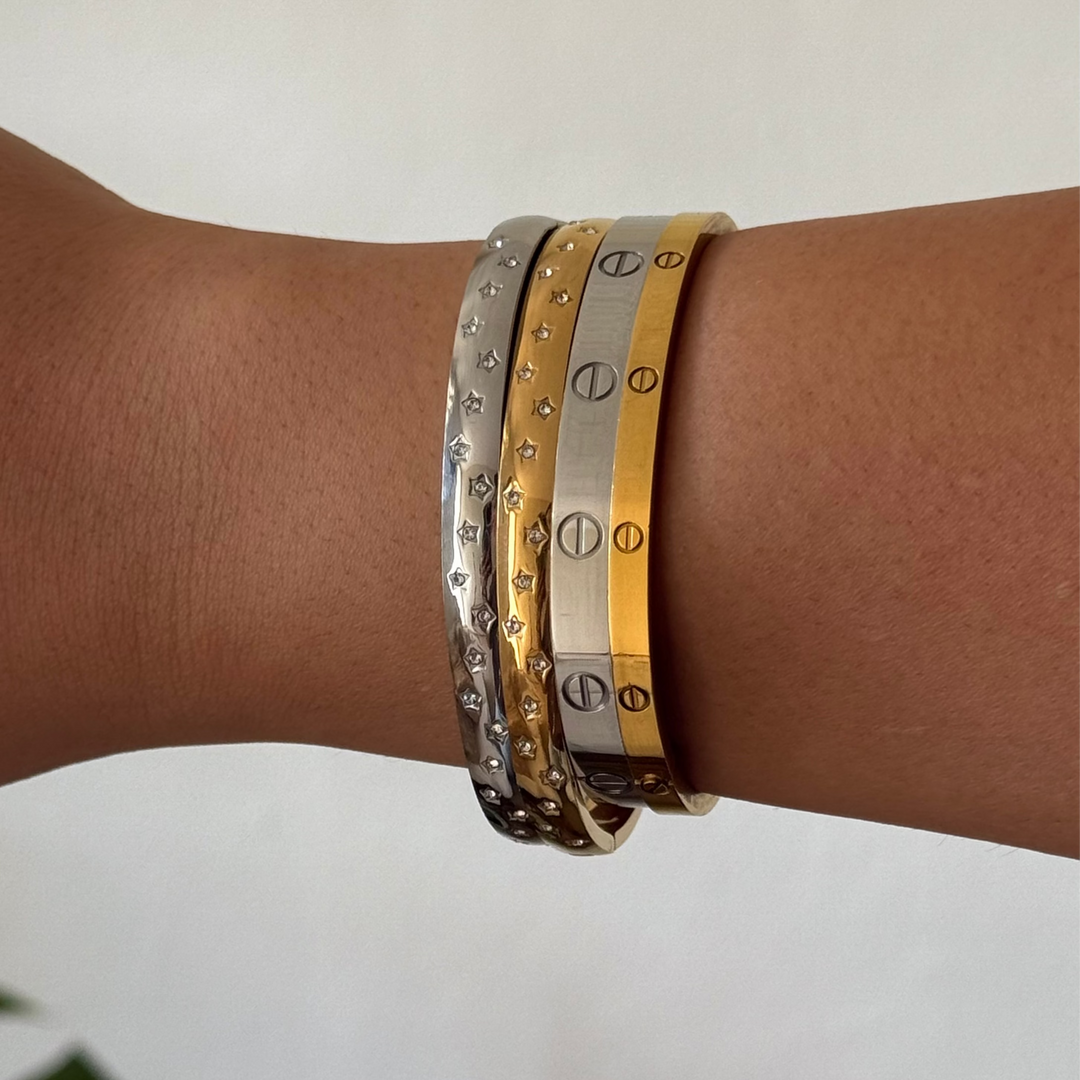 Le Stars Gold Bangle