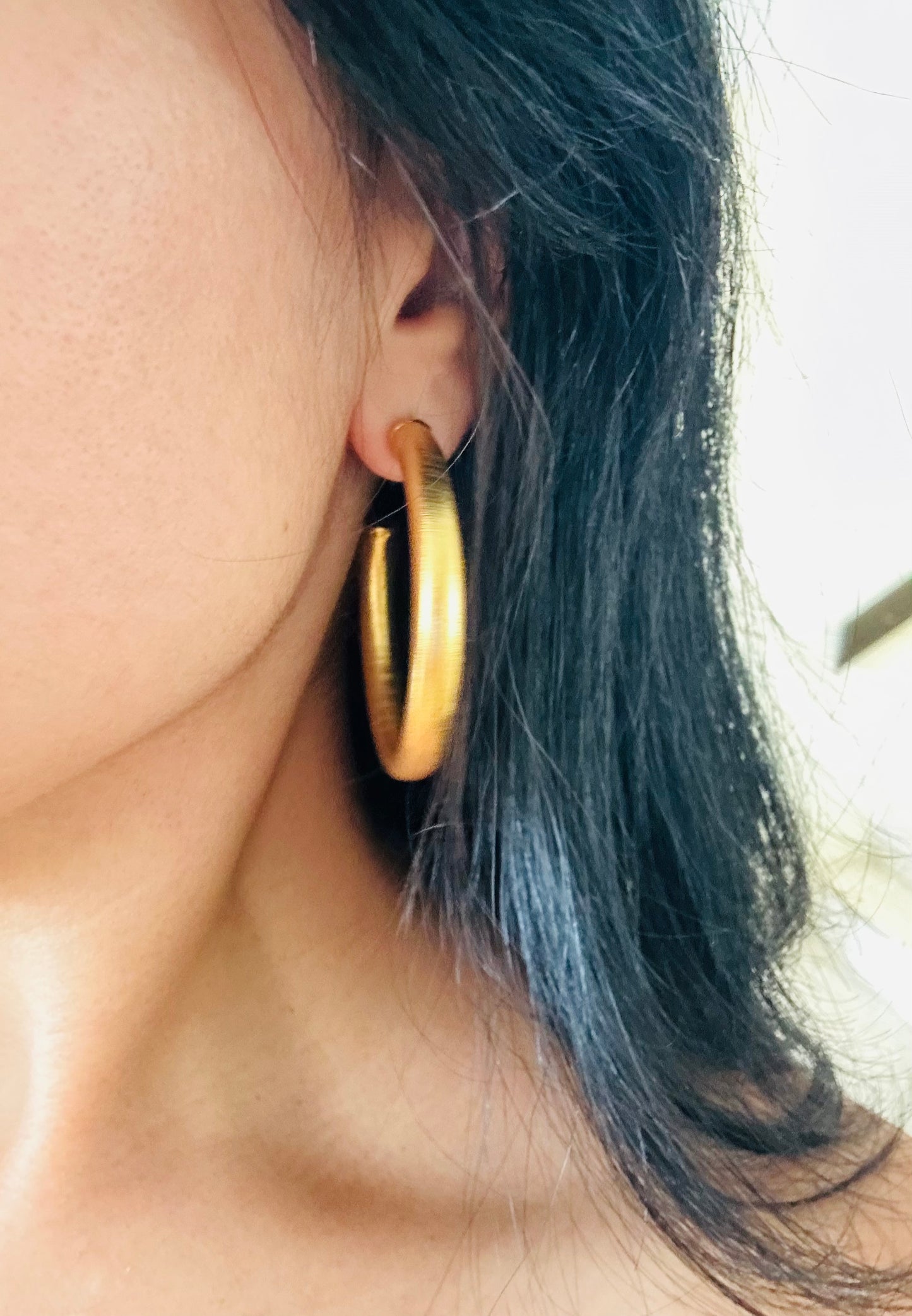 The Perfect Gold Hoops