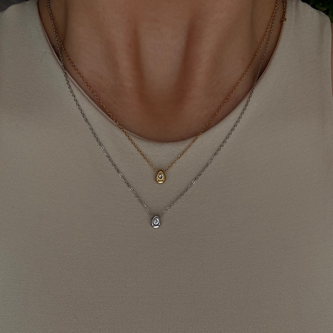 Mae Silver Necklaces