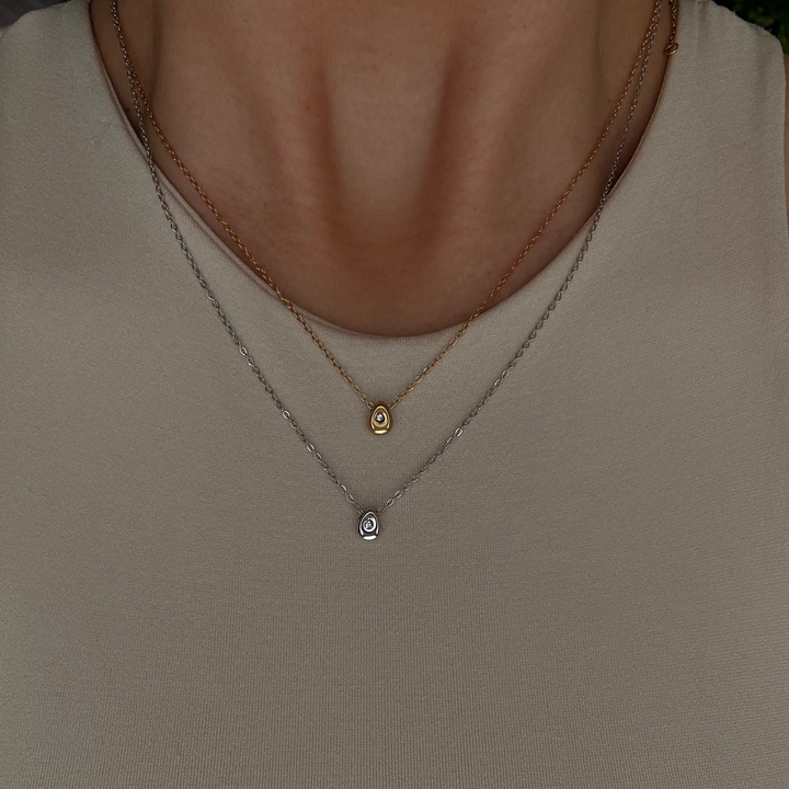 Mae Silver Necklaces