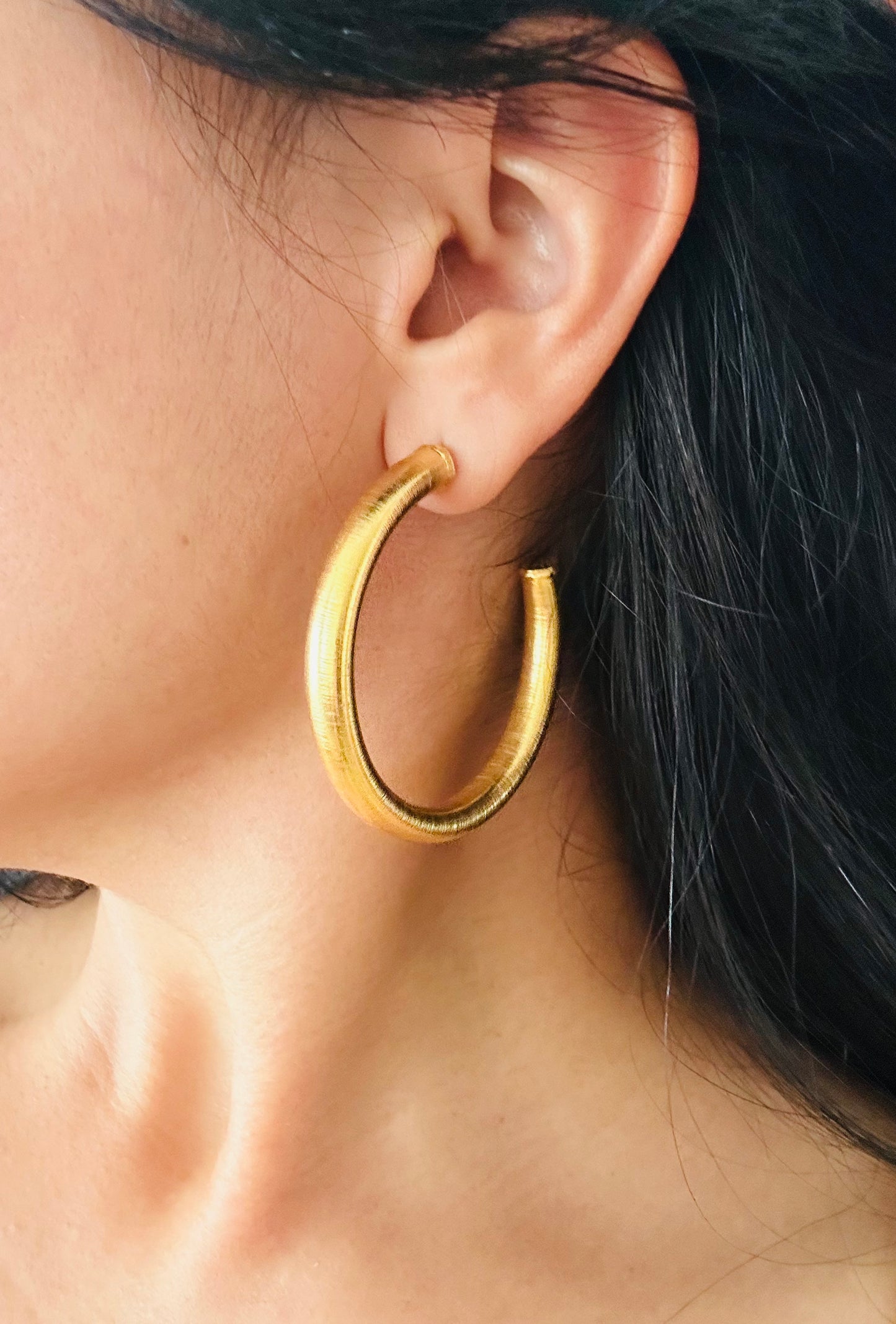 The Perfect Gold Hoops