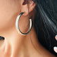 The Perfect Silver Hoops