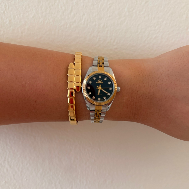 Vulgari Snake Gold Bangle