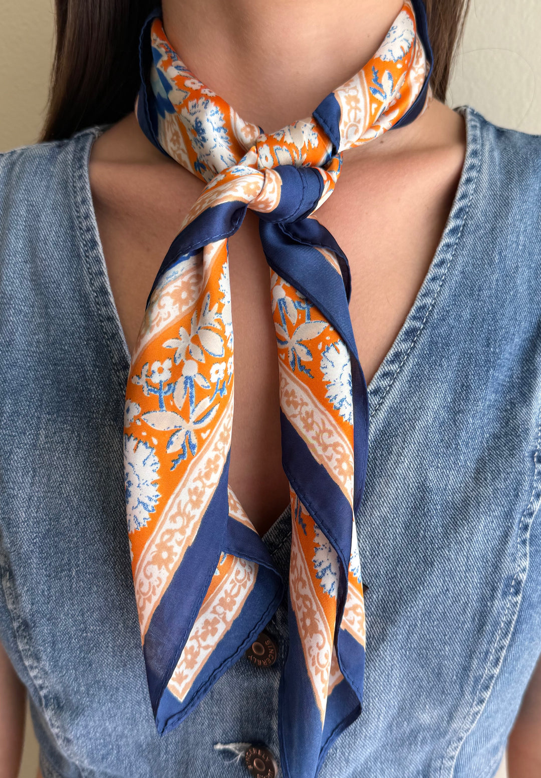 Blue Mandarina Scarf