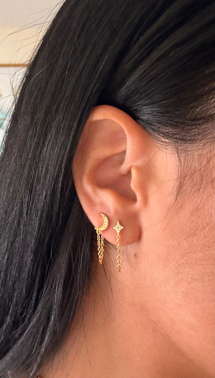 Grace Moon Drop Earrings