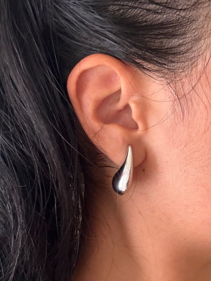 Vottega Silver Medium Earrings