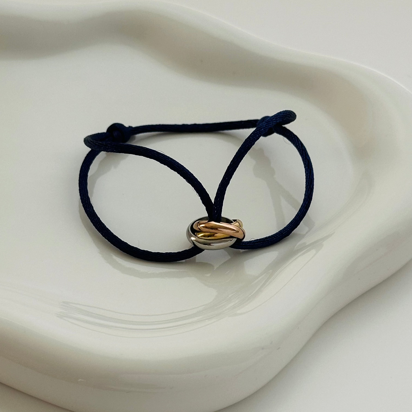 Trinity Bracelet Navy