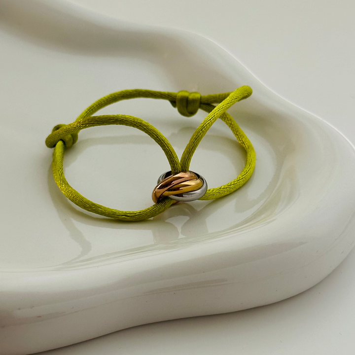 Trinity Bracelet Grass Green