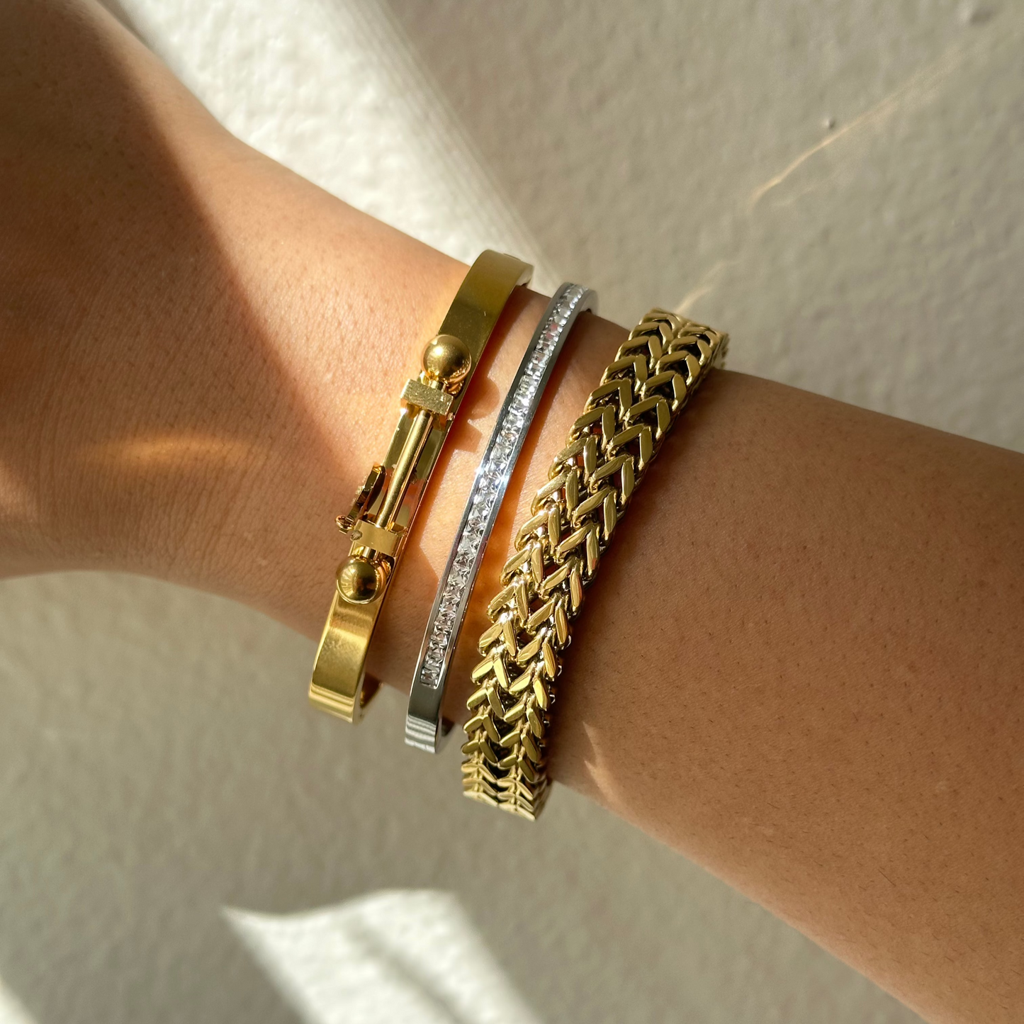 Statement Gold Bangle