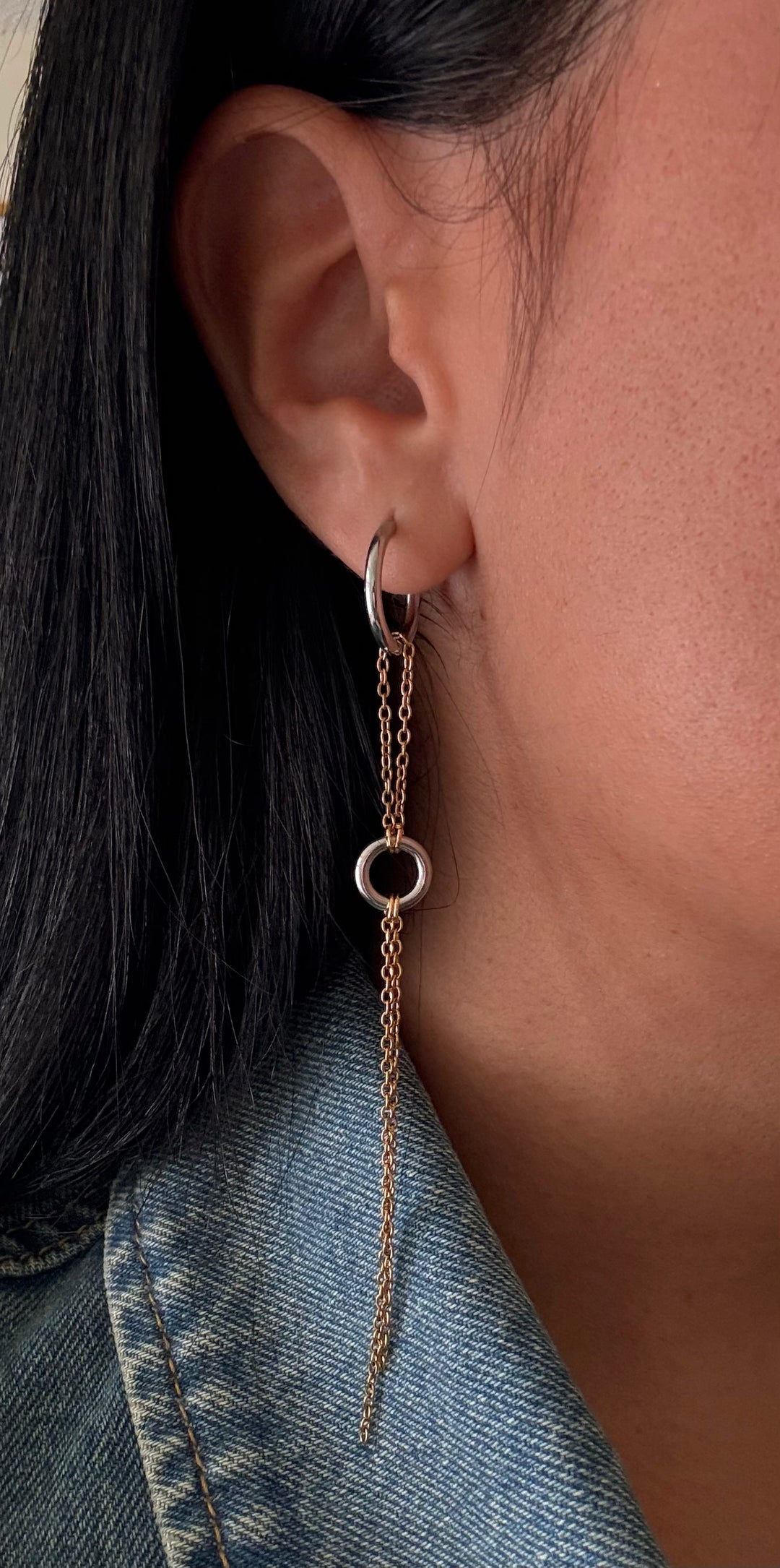 Taylor Two Tone Tassel Earrings