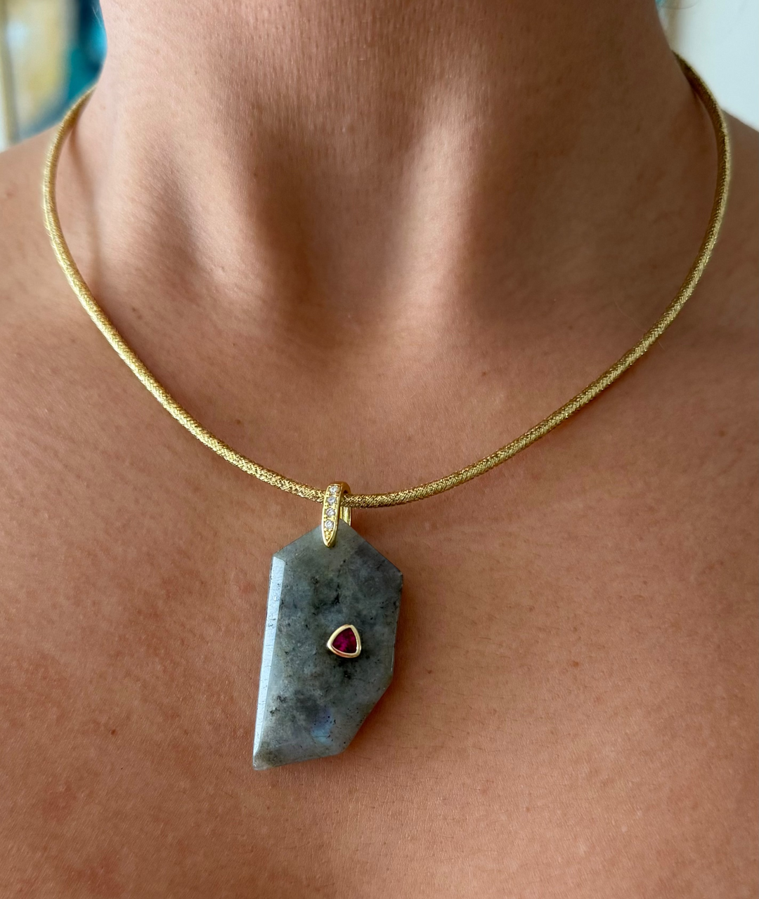 Gold Magnetic Cord Necklaces