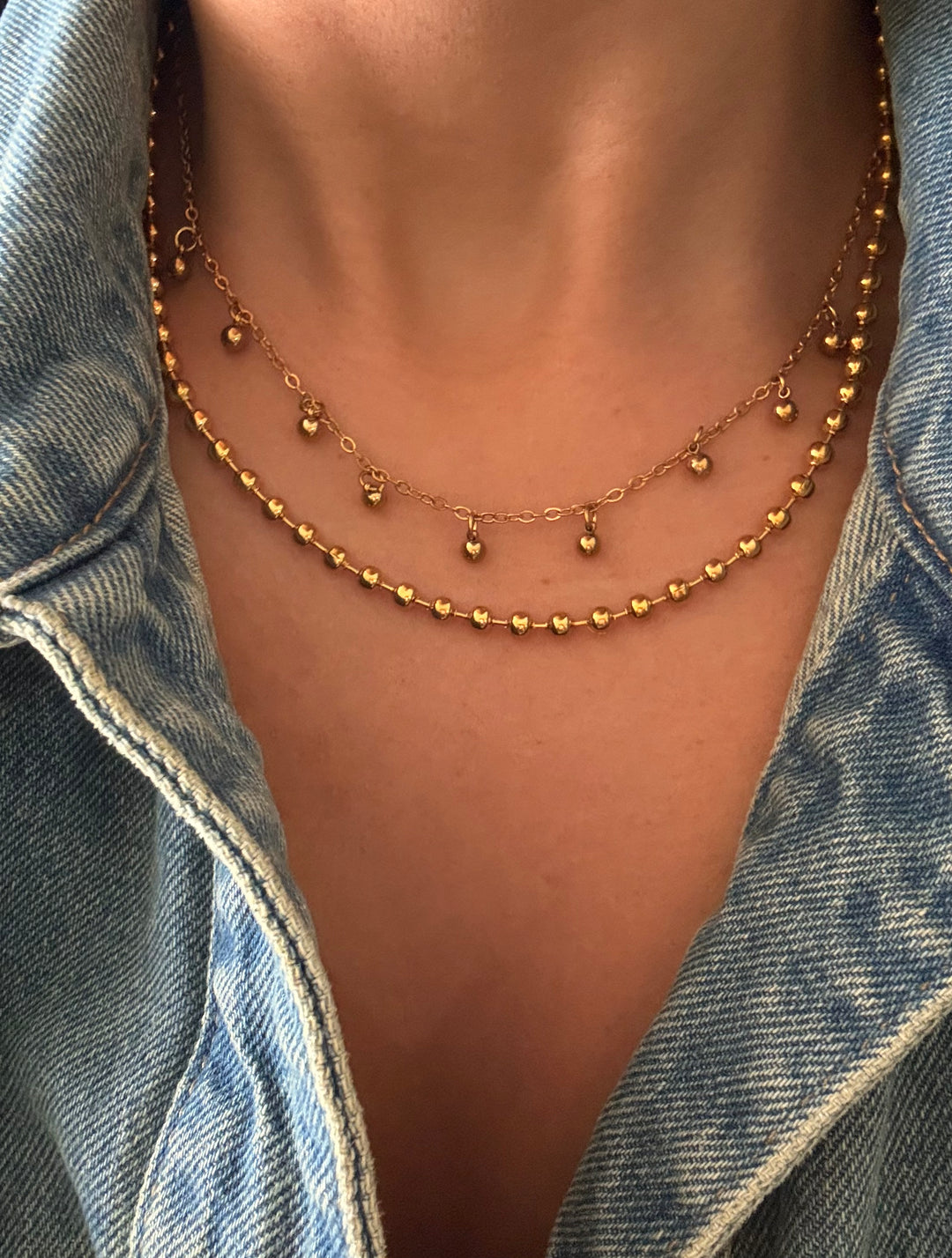 Gargantillas doradas Reese