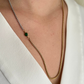 Emerald Two Tone Necklaces