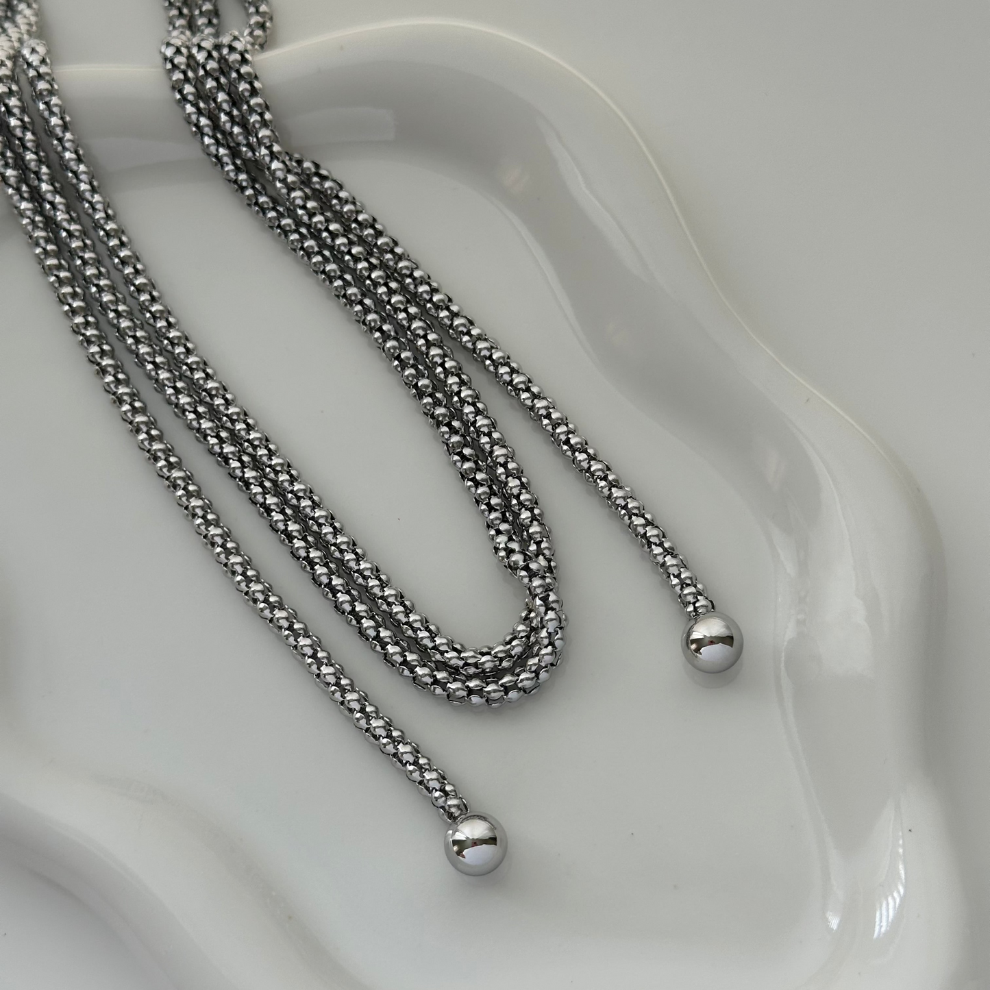 Emily Silver Necklaces