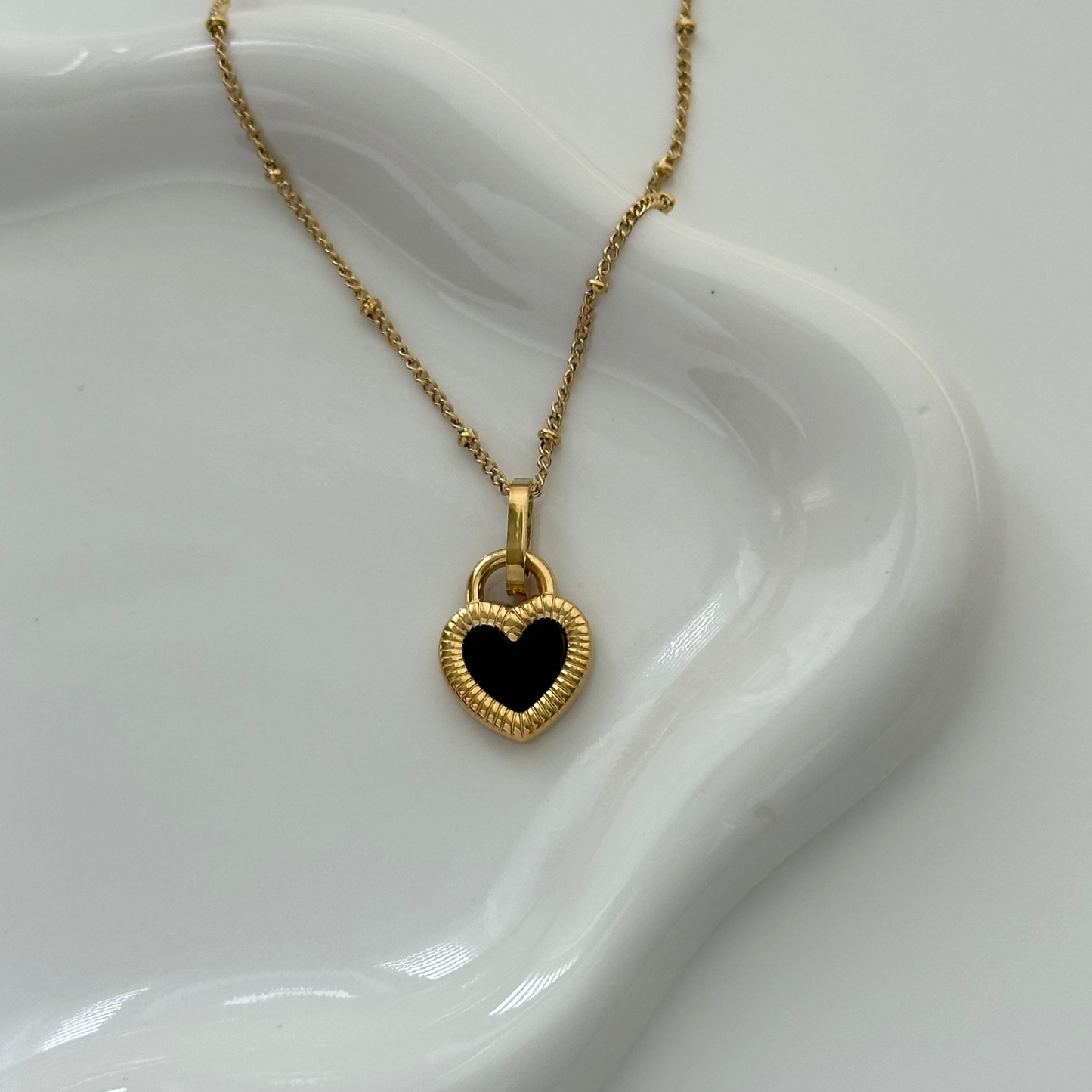 Heart Double-Sided Necklace