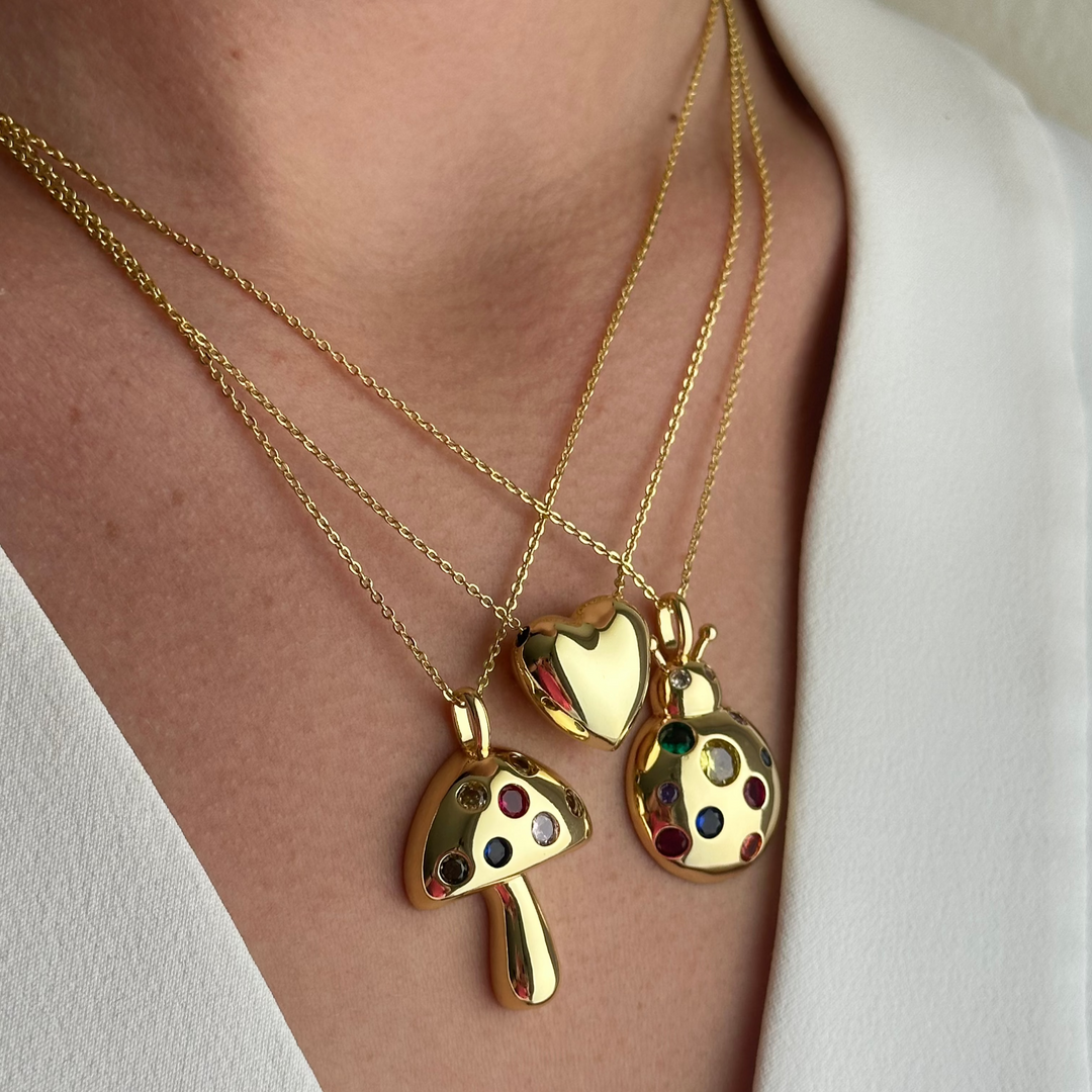 Gia Heart Necklaces