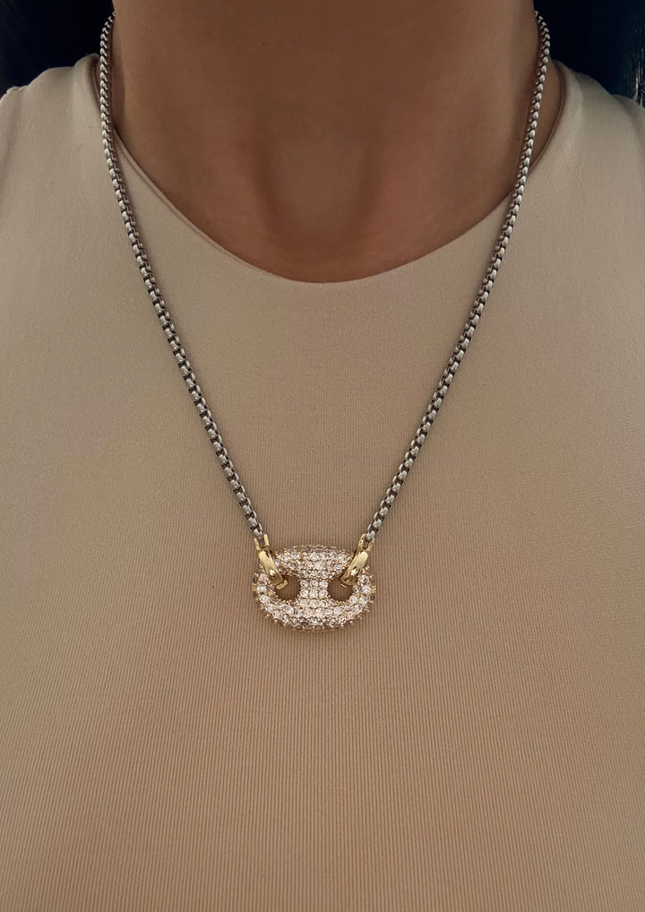 Nariz pavé de dos tonos Alex