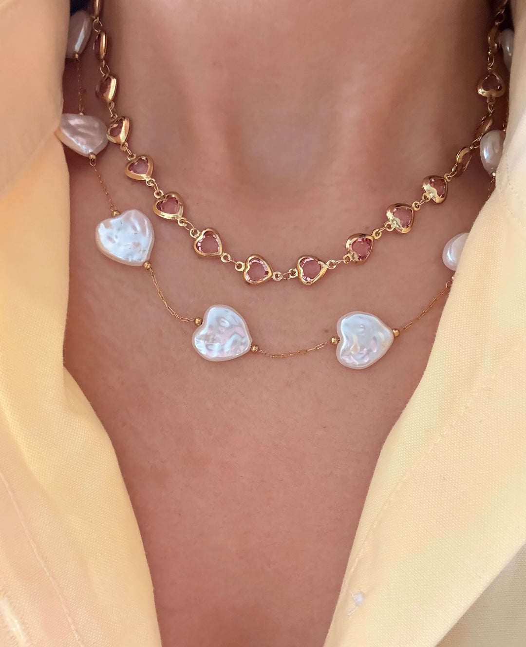 Collares de corazón Ma Love