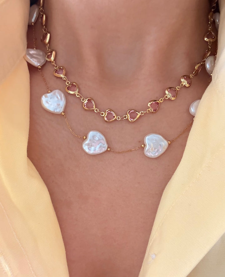 Collares de corazón Ma Love