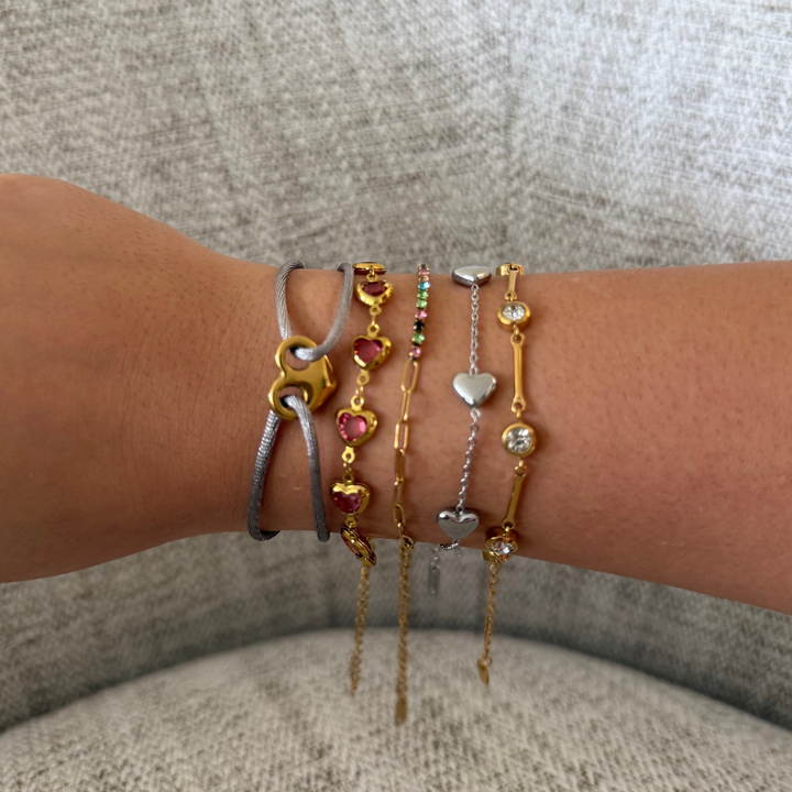 Silver Heart Bracelet