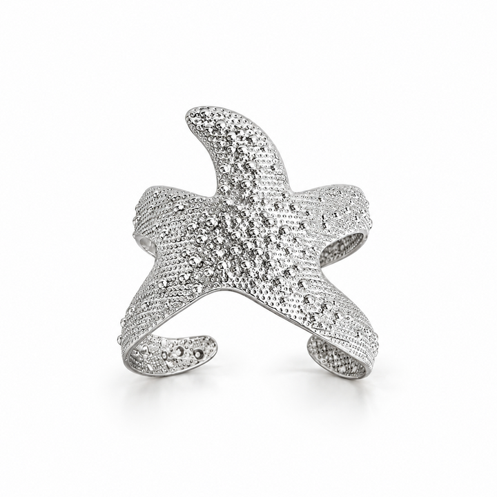 Brazalete de estrella de plata