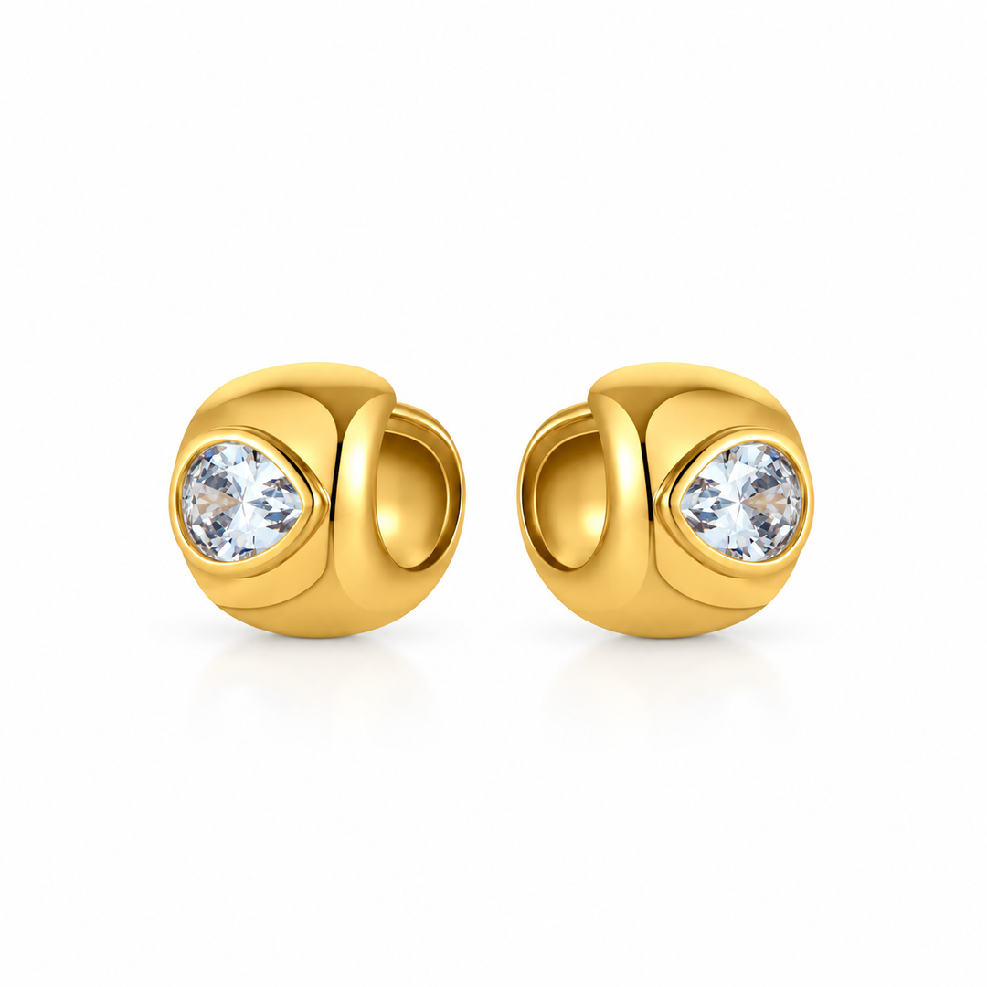 Ella Gold Stone Ear Cuffs