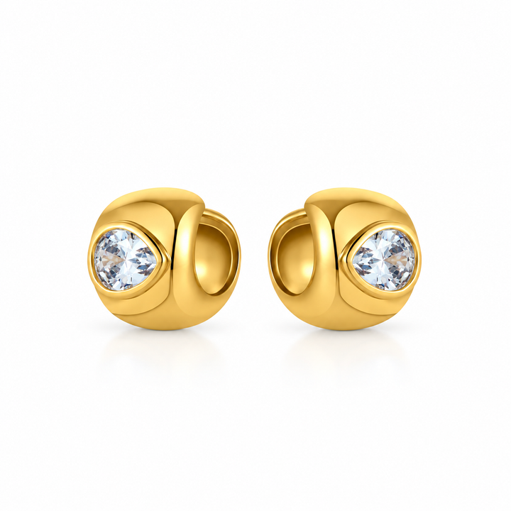 Ella Gold Stone Ear Cuffs