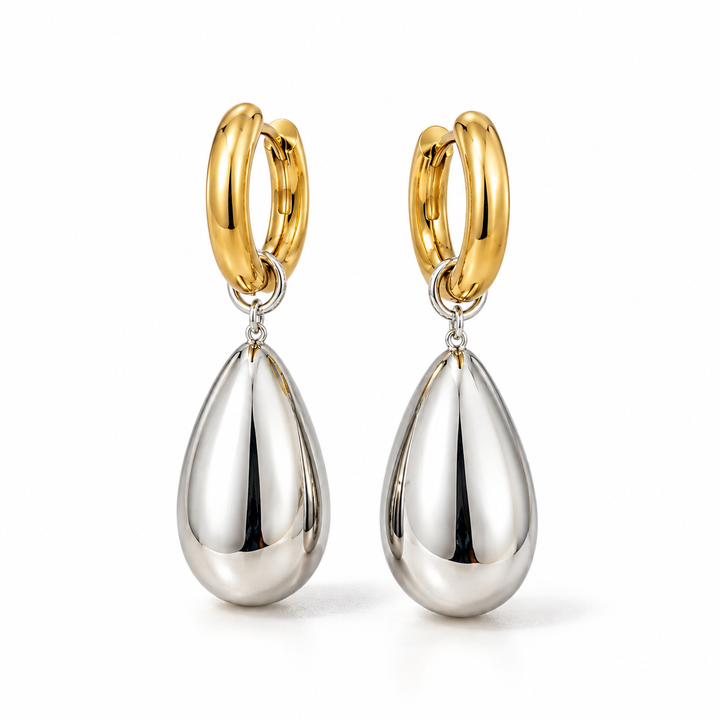 Isabella Gold & Silver Teardrop
